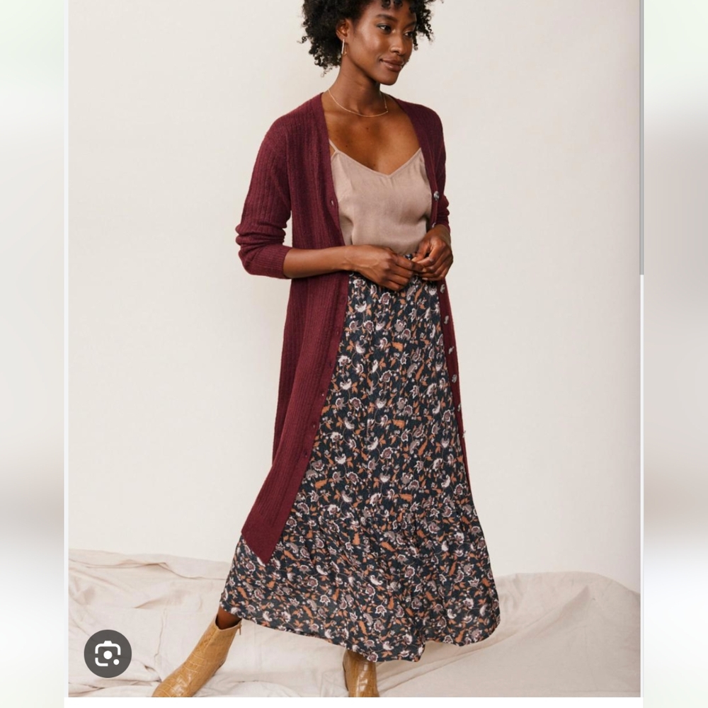 Able Catherine Flounce Maxi Skirt